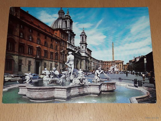 Почтовая карточка чистая Италия Рим винтаж