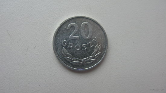 Польша 20 грошей 1983 г.  ( состояние СУПЕР )