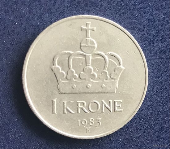 Норвегия 1 крона 1983