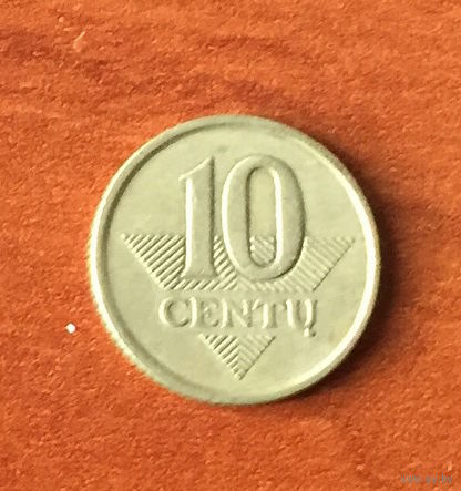 Литва 10 центов 1997