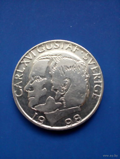 1 крона Швеция 1998 год