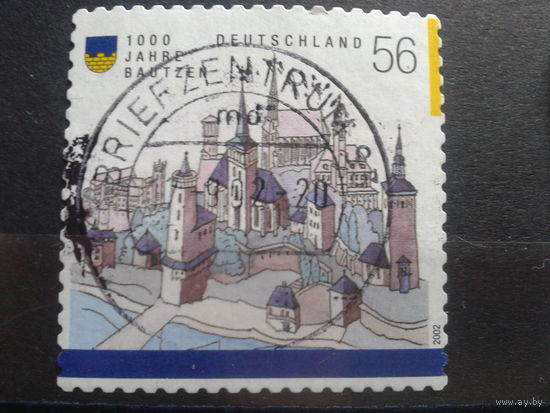 Германия 2002 1000 лет г. Баутзен, герб Михель-2,5 евро гаш зубцовка 11