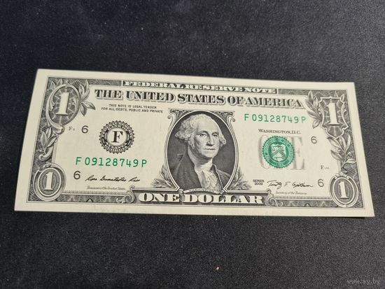 США 1 доллар 2009  UNC F