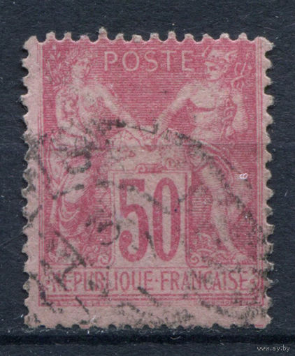 Франция - 1886/99г. - аллегория, 50 с, тип I - 1 марка - гашёная. Без МЦ!