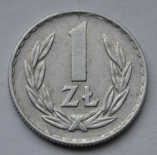 Польша, 1 злотый 1974 г.