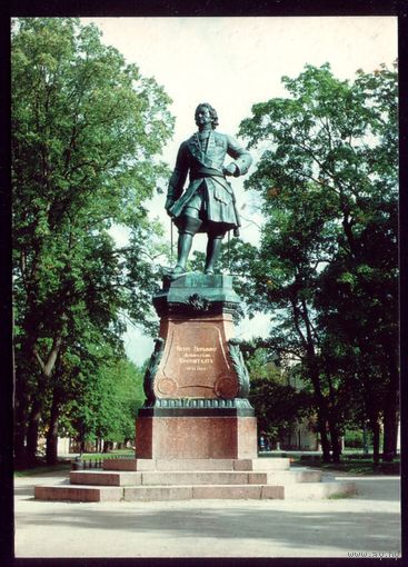 Кронштадт Памятник Петру