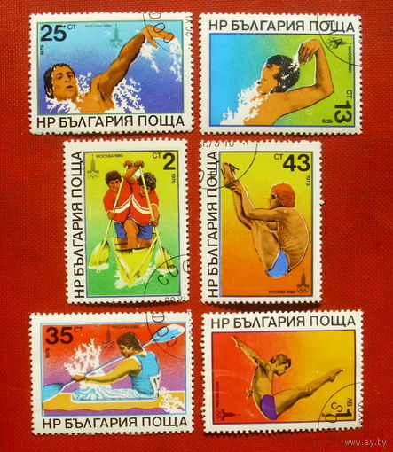 Болгария. Спорт. ( 6 марок ) 1979 года. 9-12.