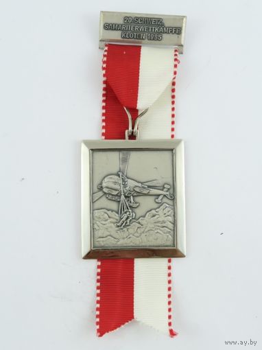 Швейцария, "Служба спасение", Памятная медаль 1985 год. (556)