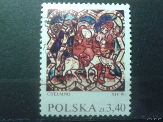 Польша 1971 Витраж, 14 век