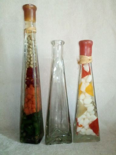 Фигурные бутылки для декора
