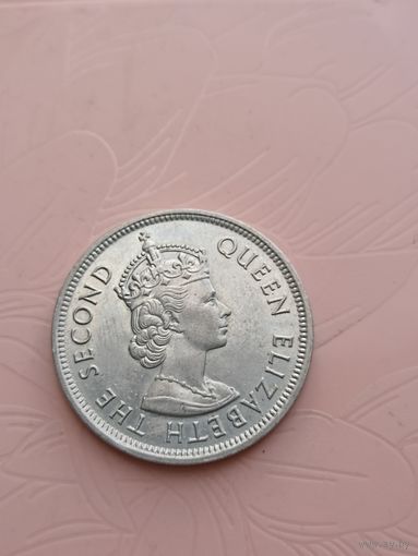 Гонконг 1 доллар 1975г(8)