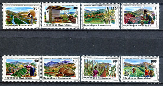 Руанда - 1980г. - Год защиты Земли - полная серия, MNH [Mi 1085-1092] - 8 марок