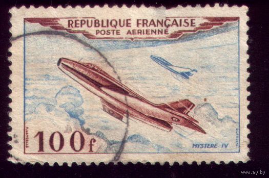 1 марка 1954 год Франция 987