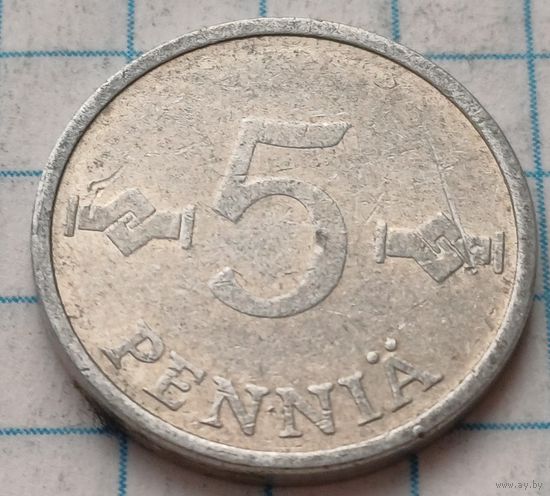 Финляндия 5 пенни, 1979     ( 2-2-7 )