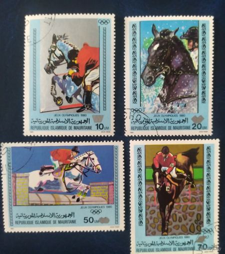 Мавритания 1980 олимпиада в Москве конный спорт