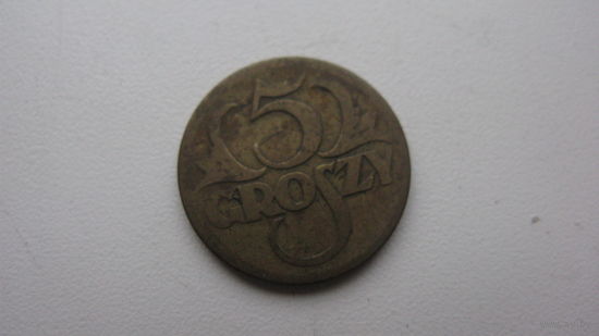 Польша 5  грошей 1923 г