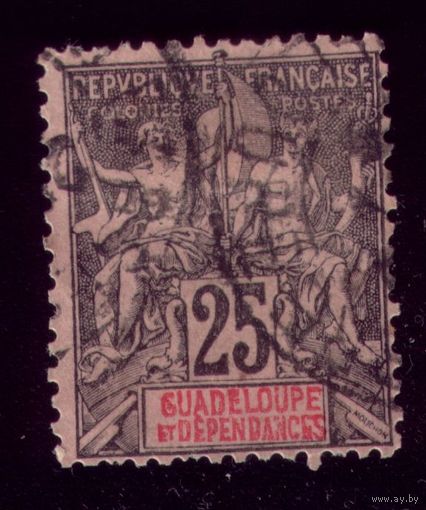 1 марка 1892 год Гваделупа 34