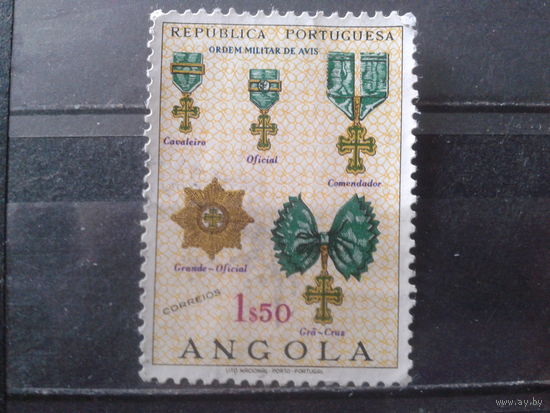 Ангола, колония Португалии 1967 Ордена