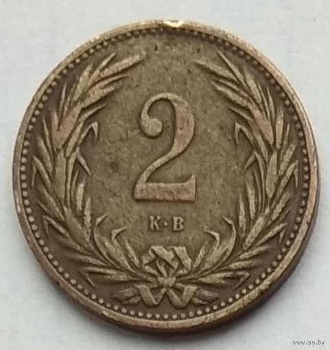 Венгрия 2 филлера 1906 г.