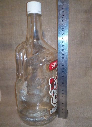 Бутылка 1,75 л коллекционная Этикетка пустая
