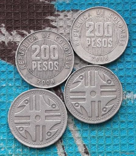 Колумбия 200 песо. Новогодняя ликвидация!