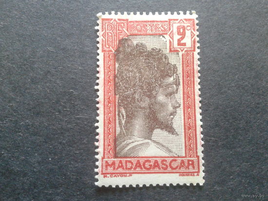Мадагаскар фр. колония 1930 туземец