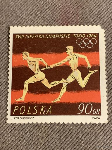Польша 1964. Олимпиада Токио-64. Эстафета