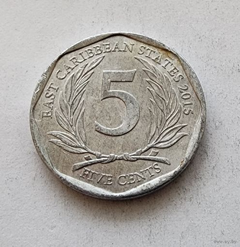 Восточные Карибы 5 центов, 2015