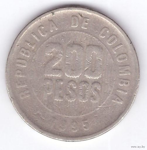 Колумбия 200 песо 1995. Возможен обмен