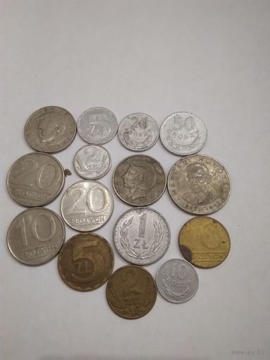 Монеты Польши.