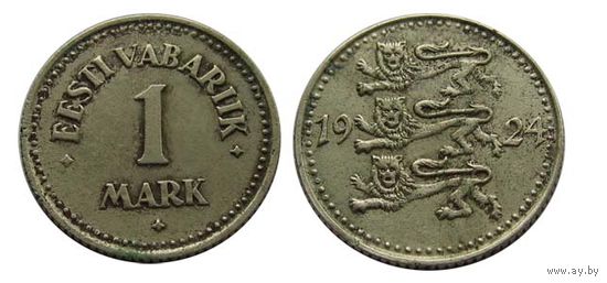 1 марка 1924 Эстония редкие!