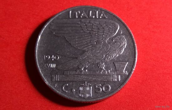 50 чентезимо 1940. Италия. Магнетик