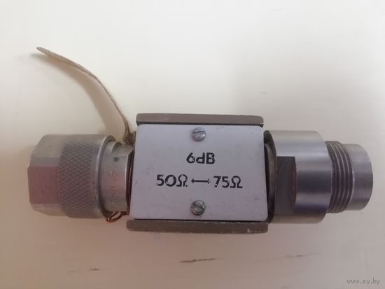 Аттенюатор переход 2. 727. 126 6 dB 50-75 Ом для измерительных приборов