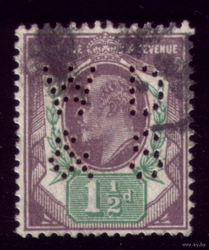 1 марка 1902 год Великобритания Gibb 84