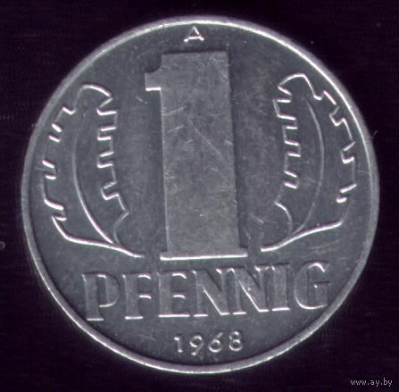 1 пфенниг 1968 год ГДР 20