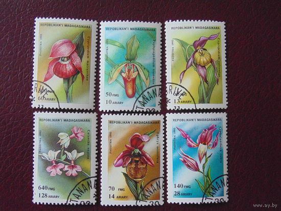 Мадагаскар 1993 г. Цветы.
