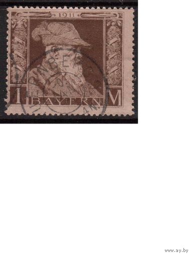 Германия(Бавария)-1911,(Мих.86)  гаш.  , тип. I,   Принц-регент Леопольд(кат.=18,0 е),