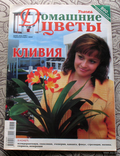 Журнал Домашние цветы номера 6 и 8 2008 год