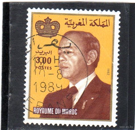 Марокко. Mi:MA 1014. Король Хасан II (1981-1999). 1983.