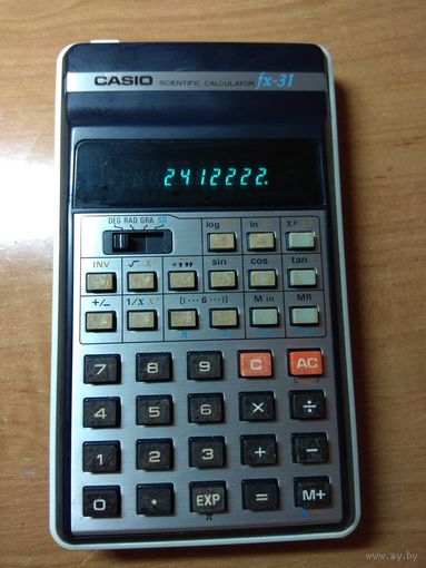 Casio scientific calculator fx-31