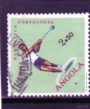 Португальская Ангола.Mi:AO 444.Спорт.Метание молота.1962.