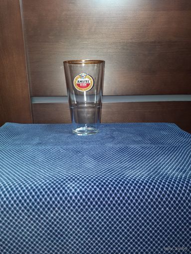 Фирменный  пивной стакан Amstel 0.25l