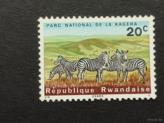 Руанда 1965. Национальный парк Кагера