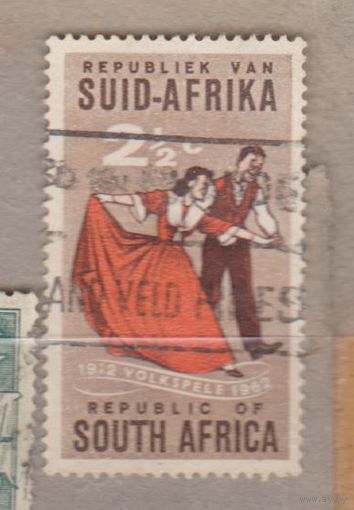 Южная Африка ЮАР 1962 год  лот 12 50-летие Фолькспеле (народного танца) в Южной Африке Культура ПОЛНАЯ СЕРИЯ