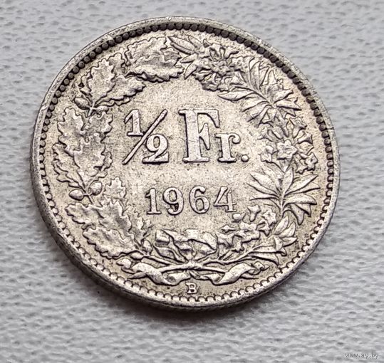 Швейцария 1/2 франка, 1964 6-4-57