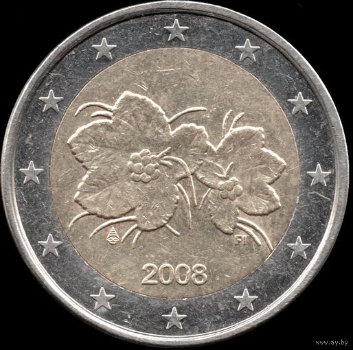 Финляндия 2 евро 2008 г. КМ#130 (27-4)