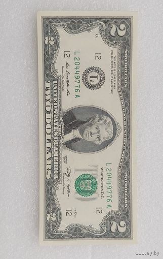 США 2 доллара 2009 г.