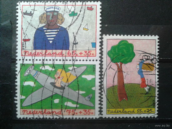 Нидерланды 1987 Рисунки детей Полная серия