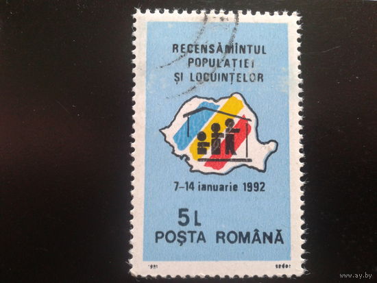 Румыния 1991 карта Румынии
