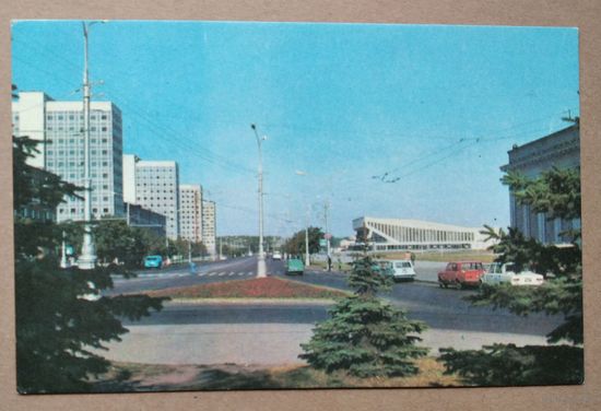 Минск. Парковая магистраль. 1977 г. Чистая